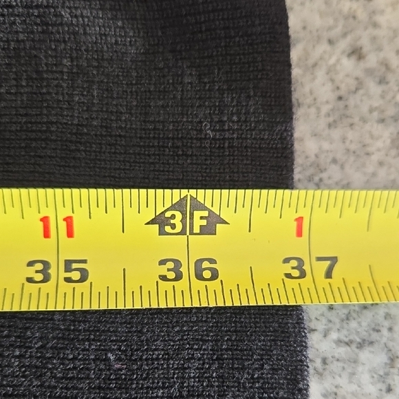 Bloomingdale's Women's Medium 100% Wool Knit Long Column Black Maxi Skirt - Picture 9 of 11